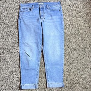 Denizen from Levi’s Boyfriend Light Blue Women's Cuffed Jeans Sz 8